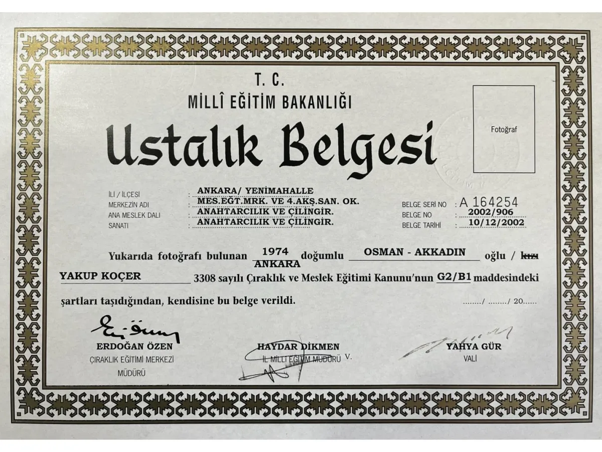 KOÇER ANAHTAR firma görseli