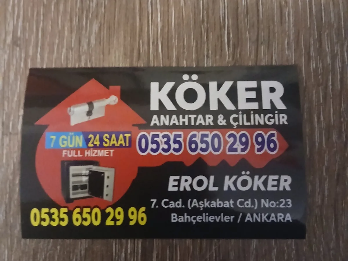 KÖKER ANAHTAR ÇİLİNGİR KÖKER ANAHTAR ÇİLİNGİR 0535 650 29 96