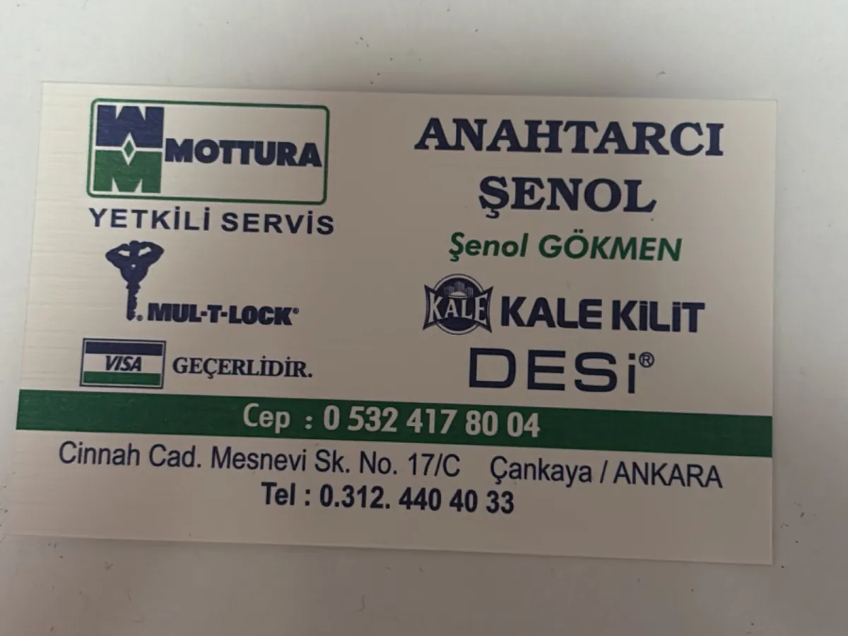 ANAHTARCI ŞENOL firma görseli